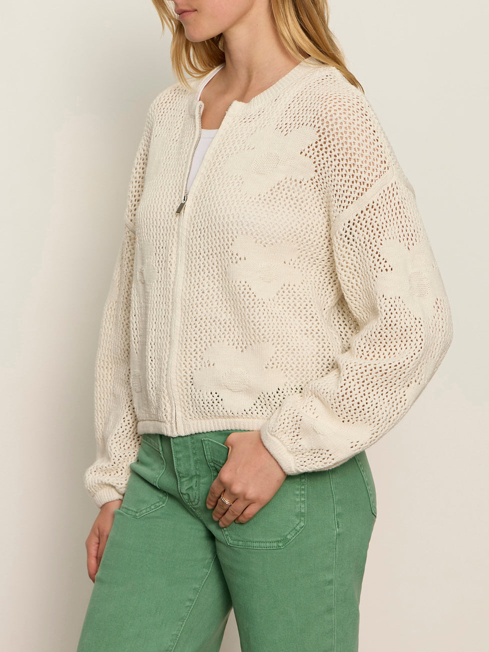 Daily Escape Flower Pop Bomber Collagen Petite Sizing | Sanctuary Clothing