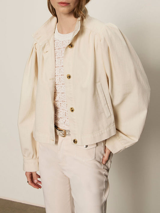 Charlotte Twill Jacket Collagen Petite Sizing | Sanctuary Clothing