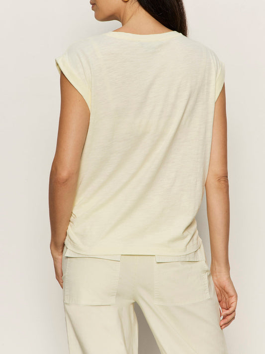 Knotted Muscle Tee Lemon Drop Petite Sizing | Sanctuary Clothing