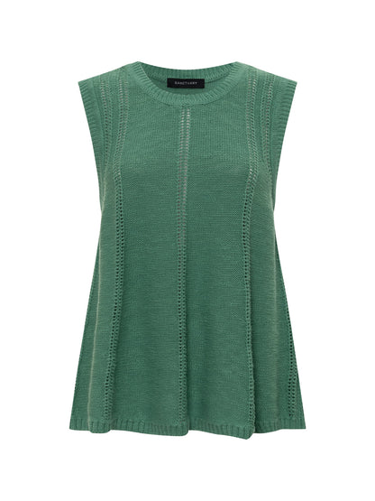 Easy Pointelle Shell Green Juice Petite Sizing | Sanctuary Clothing